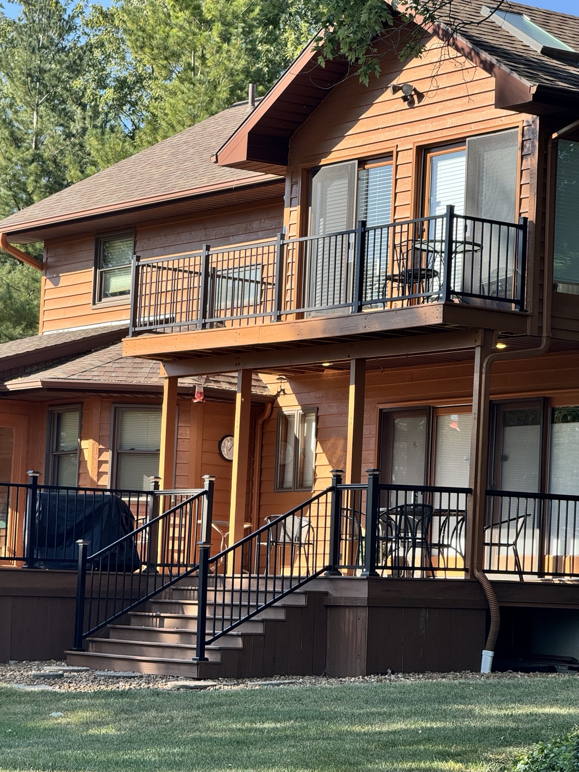 Residential deck and exterior improvement project completed by Rosen Contracting LLC